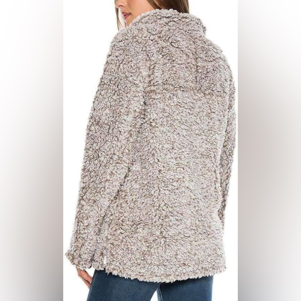 Unisex True Grit Frosty Tipped Soft Sherpa Pullover | L - Picture 3 of 13